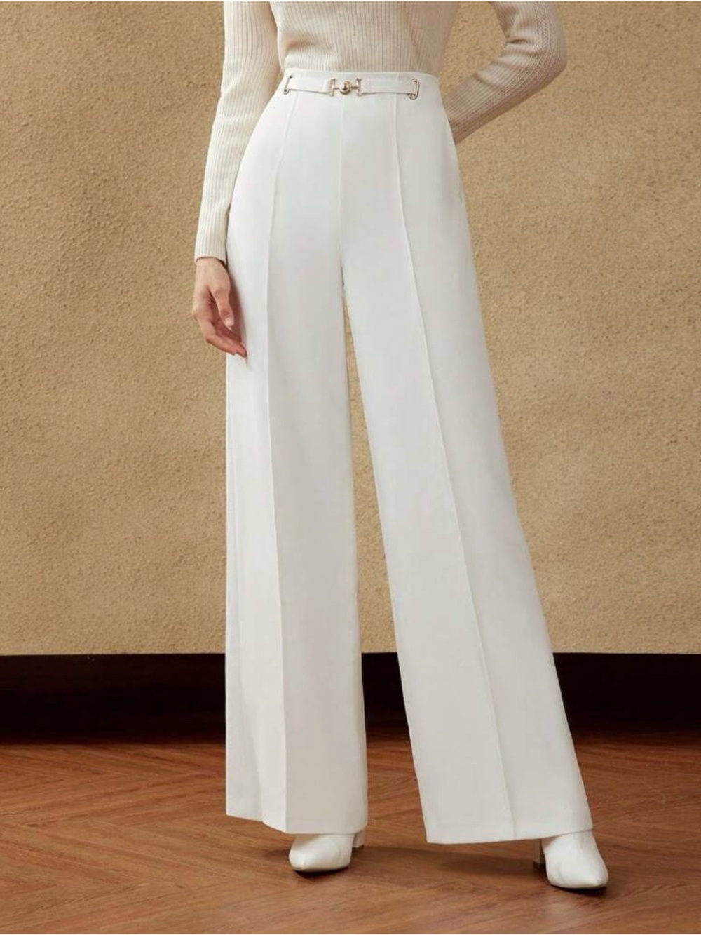 High-Rise Wide Leg Pants
